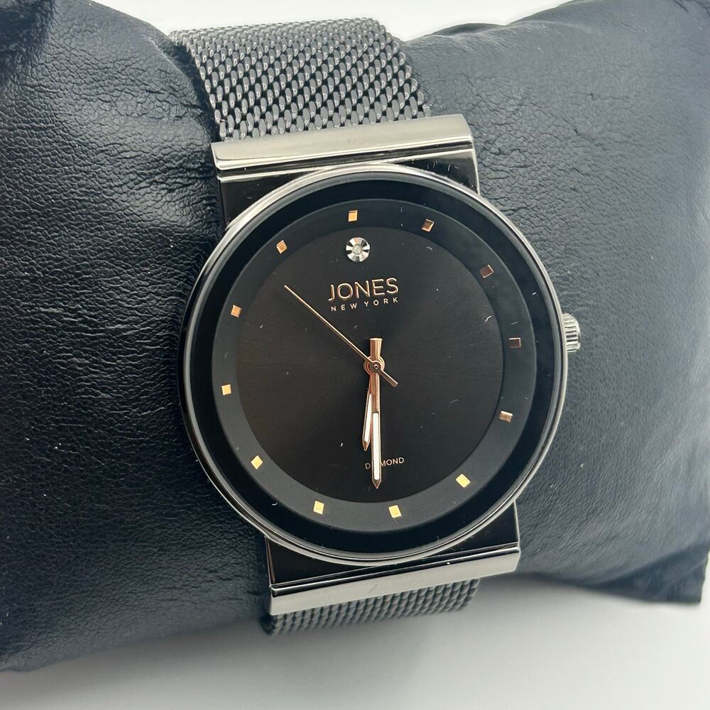 Jones New York Diamond Collection Men’s Watch Working New Battery